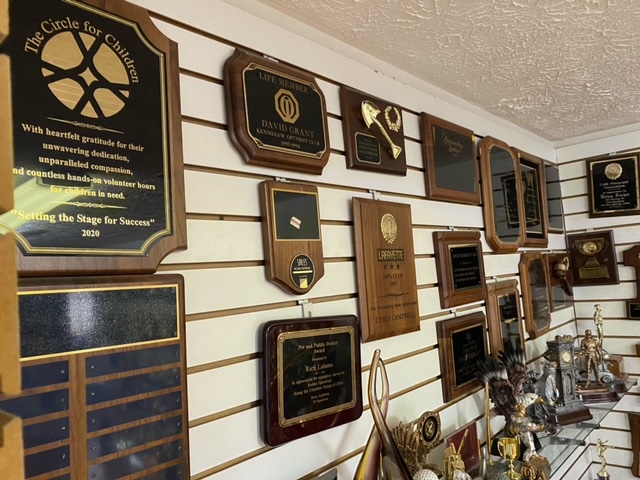 Kennesaw engraving shop and production workspace