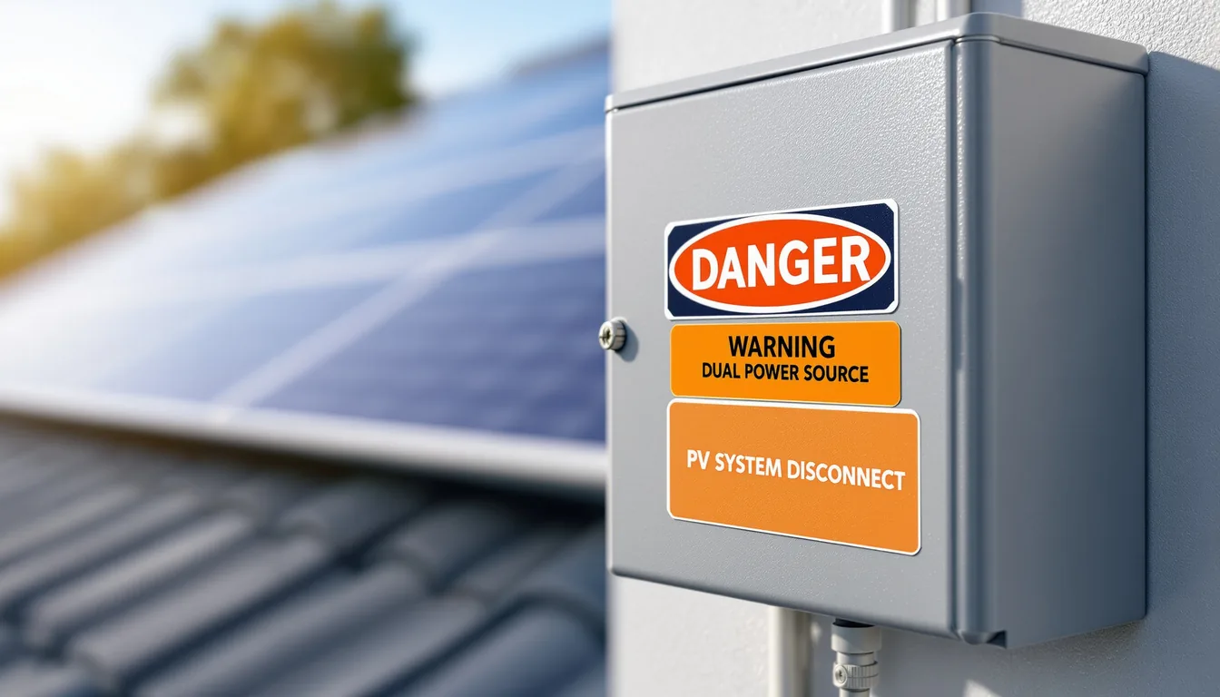 Solar & PV Labeling: NEC 690 and 705 Marking Requirements