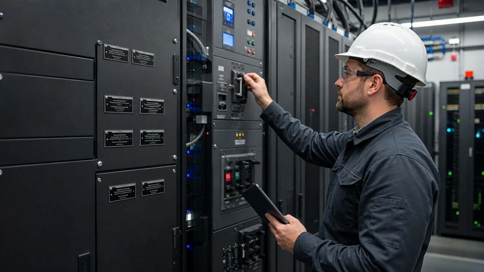 Data Center engraved identification