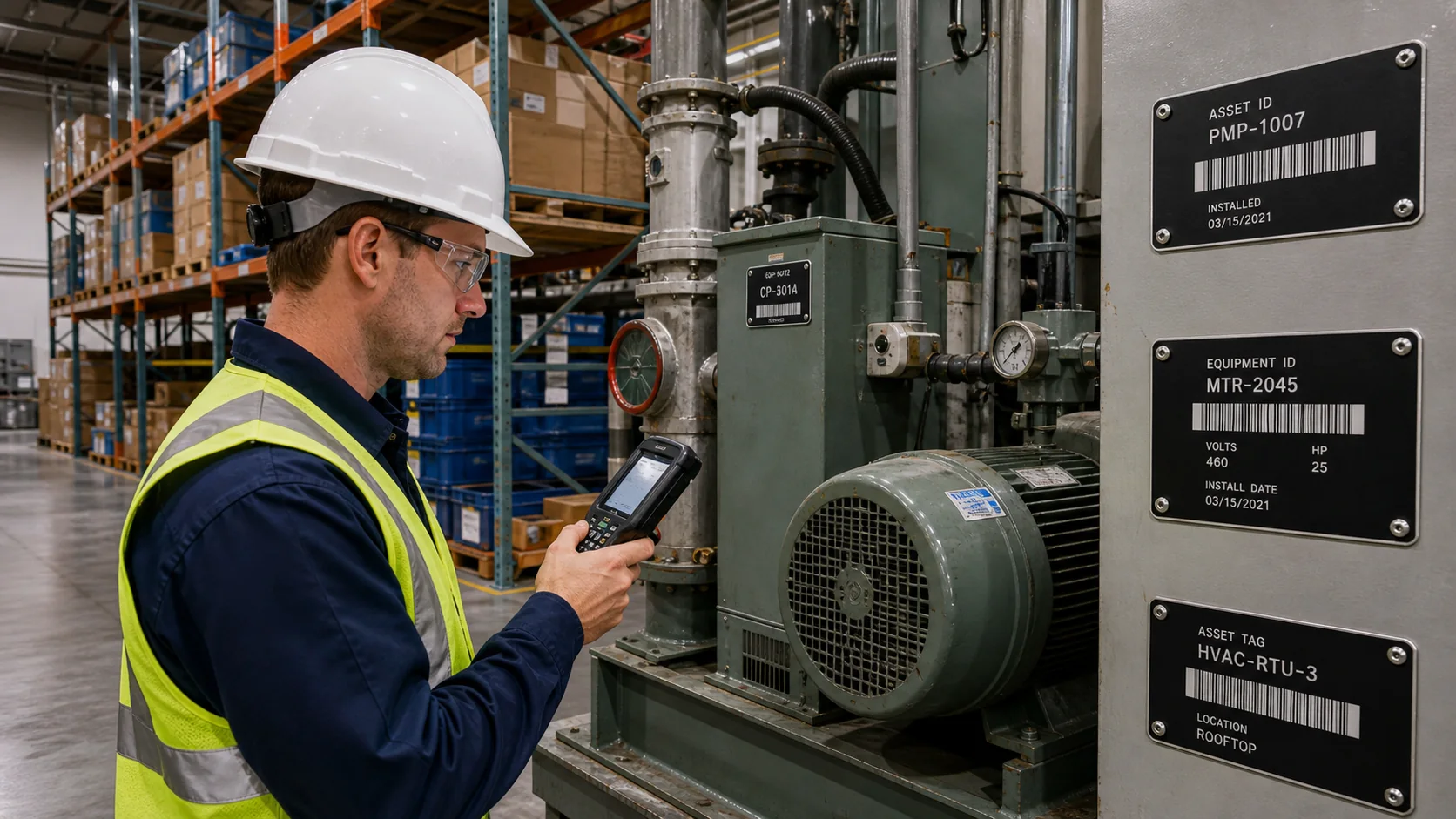 Facility & Asset Labeling engraved identification