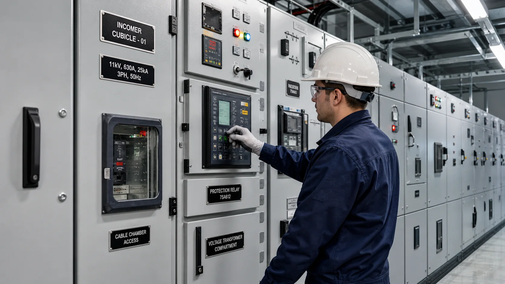 Switchgear & Medium Voltage engraved identification