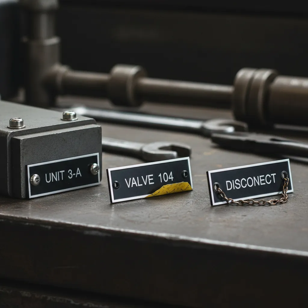 How to Mount Engraved Labels So They Last